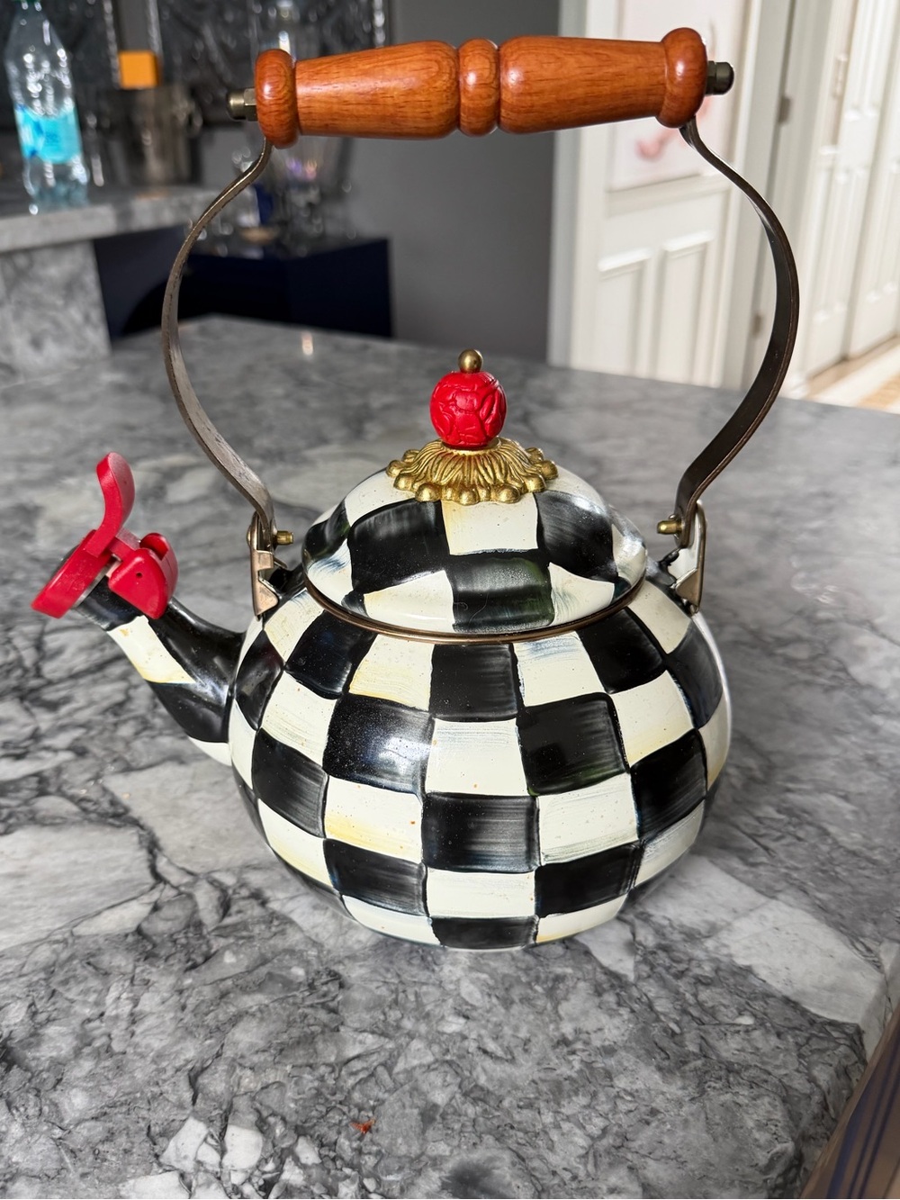 Mackenzie Childs whistle tea pot
